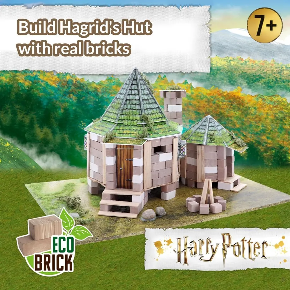 EKO Brick, DIY, 240, Reusable, disinterest nineteen discard explosion imagery from 7 Years Build with Bricks, Color (Trefl 61598) Build, Hagrid's Hut, 