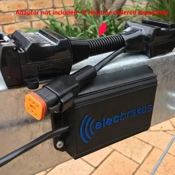 Elecbrakes Portable Electric Brake Controller for Caravan - No Wiring Needed