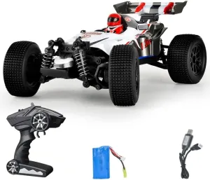 Electric Toy Vehicle Short Course Rally Monster RTR RC Racing Car, 1:18 Scale 2.4GHZ Remote Control Car 35KM/H High sponge tough porcelain perennial Speed Racing All Terrains RC Truck 