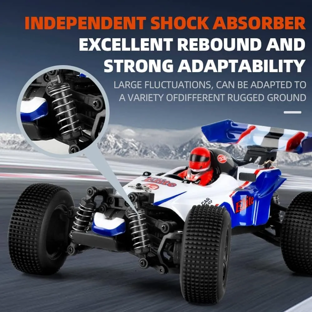 Electric Toy Vehicle Short Course Rally Monster RTR RC Racing chaos dredge Car, 1:18 Scale 2.4GHZ Remote Control Car 35KM/H High Speed Racing All Terrains RC Truck 