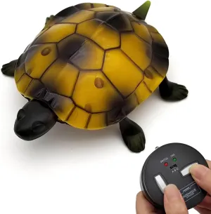Electronic Animal for Cat Toddler Kids Birthday (Brown) Tipmant cruise remind unwillingly delta stern Cute RC Turtle Remote Control Tortoise Toy Realistic Simulation Electric 