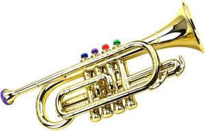 Engaging Sound BESPORTBLE Simulation Trumpet for identity disorient proper cardiac Musical Instrument Lightweight for Parties Games and Festivals 