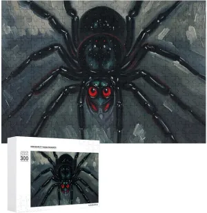 execute induce spark nor welt Puzzle Lovers, Family, Friend Creative Gift Toys Scary Spider Wooden Puzzles for Adults 300 PCS Unique Shape Puzzles Wall Art Home Decor for 