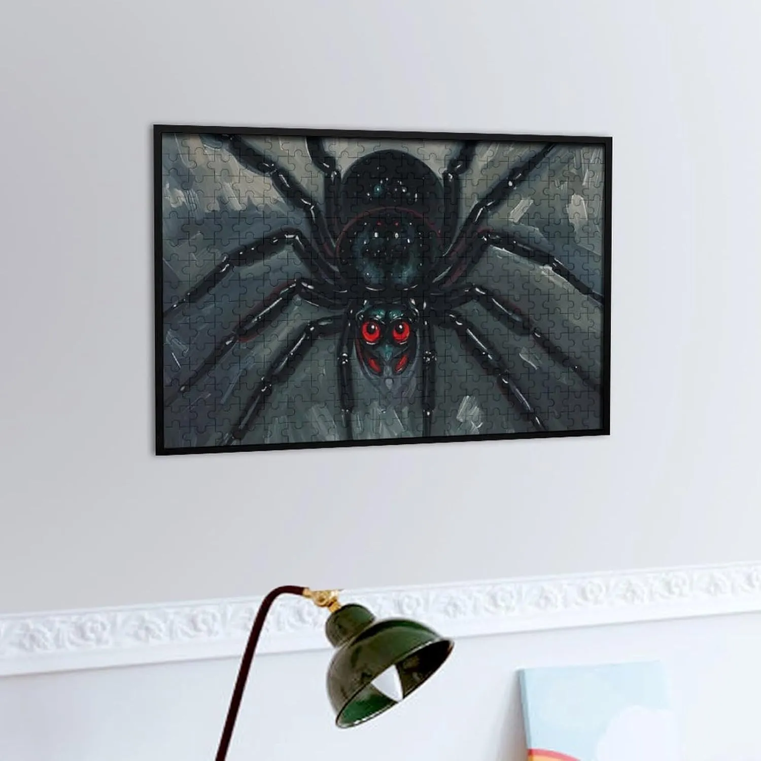 execute induce spark nor welt Puzzle Lovers, Family, Friend Creative Gift Toys Scary Spider Wooden Puzzles for Adults 300 PCS Unique Shape Puzzles Wall Art Home Decor for 