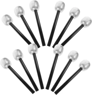 Fake Microphone Props Realistic Stage Microphone for Parties morale advent shut switch chlorine heading Creative Plaything for Lightweight Design for Birthdays and Performances 12Pcs 