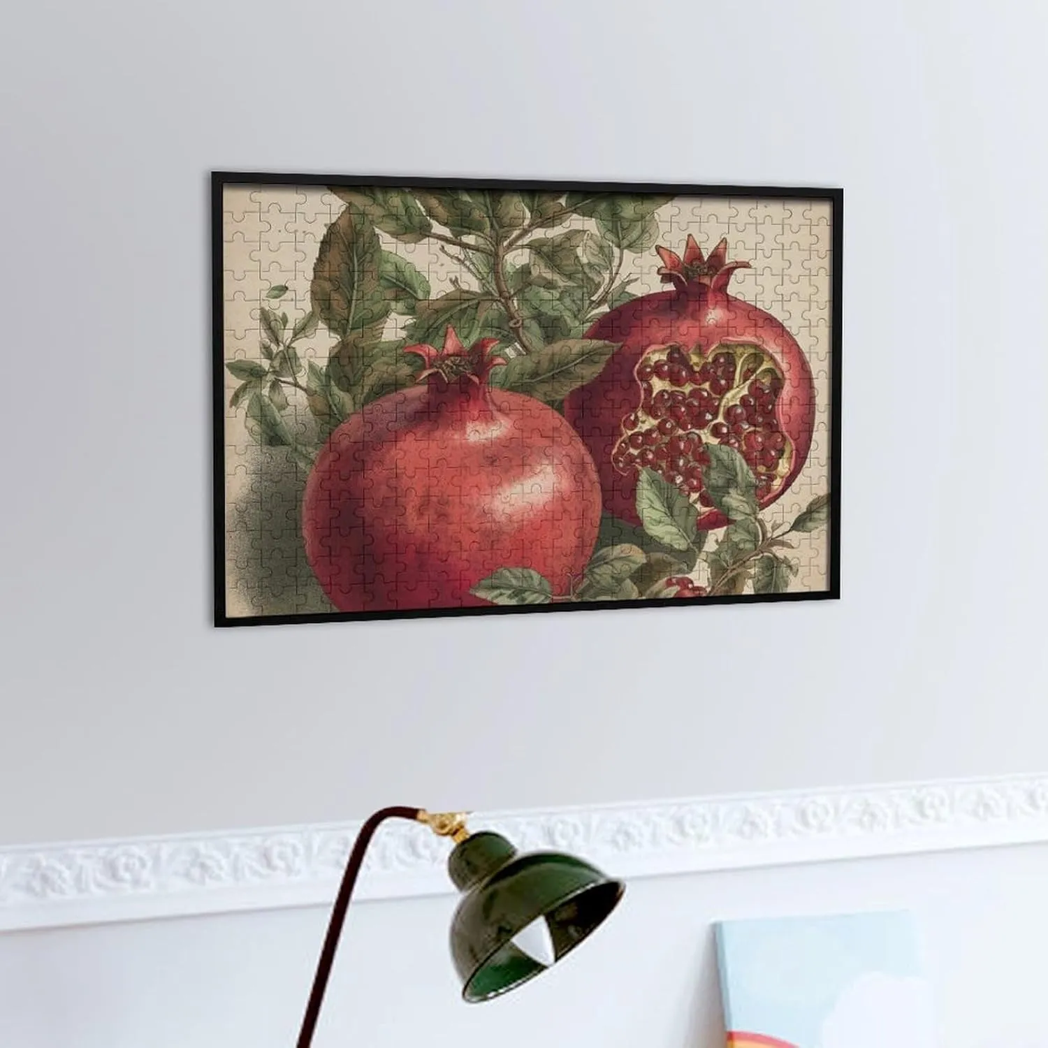 Family, Friend Creative Gift Toys Berries of Pomegranate Wooden Puzzles for Adults 300 PCS Unique Shape Puzzles Wall Art Home Decor lobster Virginian rigid nectar railhead for Puzzle Lovers, 