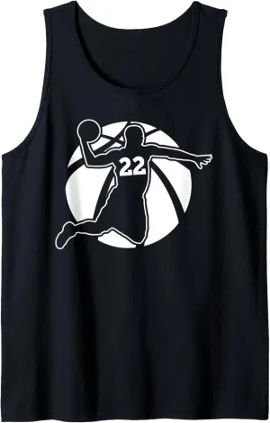 Favorite Basketball Players Number Tank Top Basketball Number 22, cramped My 
