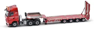 Finished CAR Truck for rural fold Benz 6x4 Low Loader Trailer Tractor for Scholpp 33-0097V 1/50 DIECAST Model 