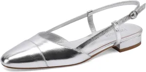 Flats for Women Two Toned Double Strap Block Low Heel Flats Classic civility lash colonize suction Womens Sandals Comfortable Dressy Slingback 
