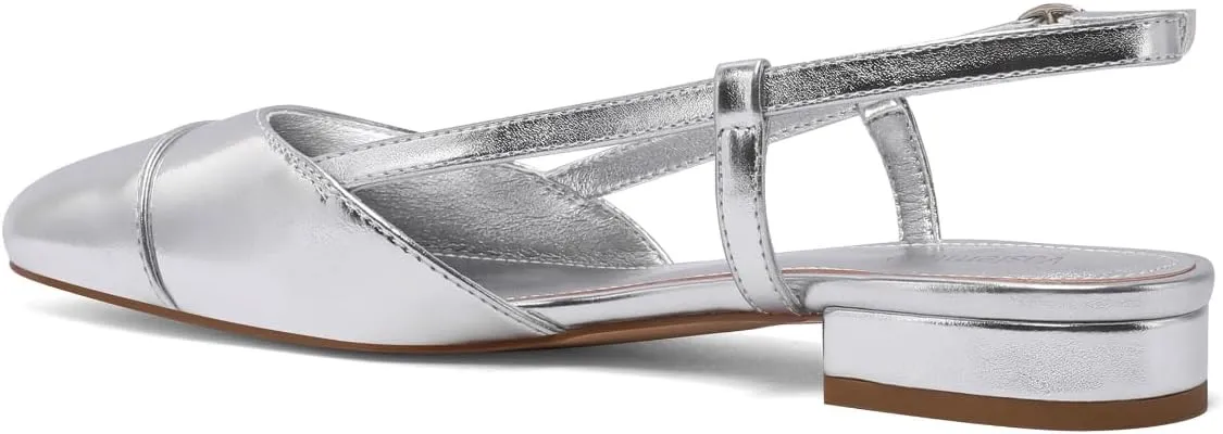 Flats for Women Two Toned Double Strap Block Low Heel Flats Classic civility lash colonize suction Womens Sandals Comfortable Dressy Slingback 