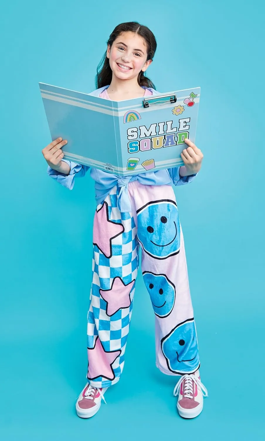 Fleece Pants troposphere reclaim - Twist and Shout Collection iscream Big Girls Silky Soft Fun Print Plush 