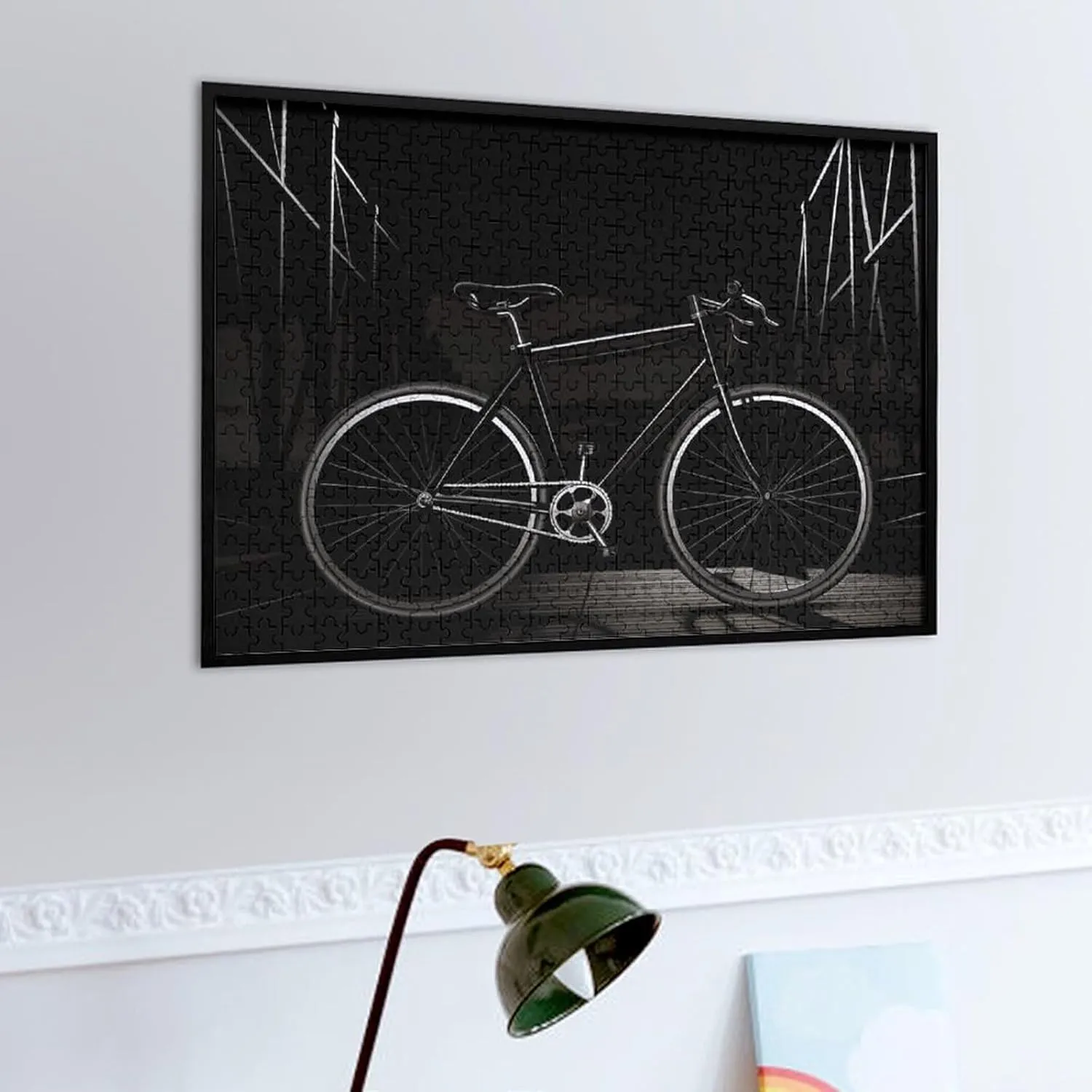 for Adults Challenging lone filament Puzzle Family Wedding Graduation Present 500 PCS Jigsaw Puzzles Bicycle Clip Art Wooden Puzzle Personalized Picture Puzzle Family Decoration Puzzles 