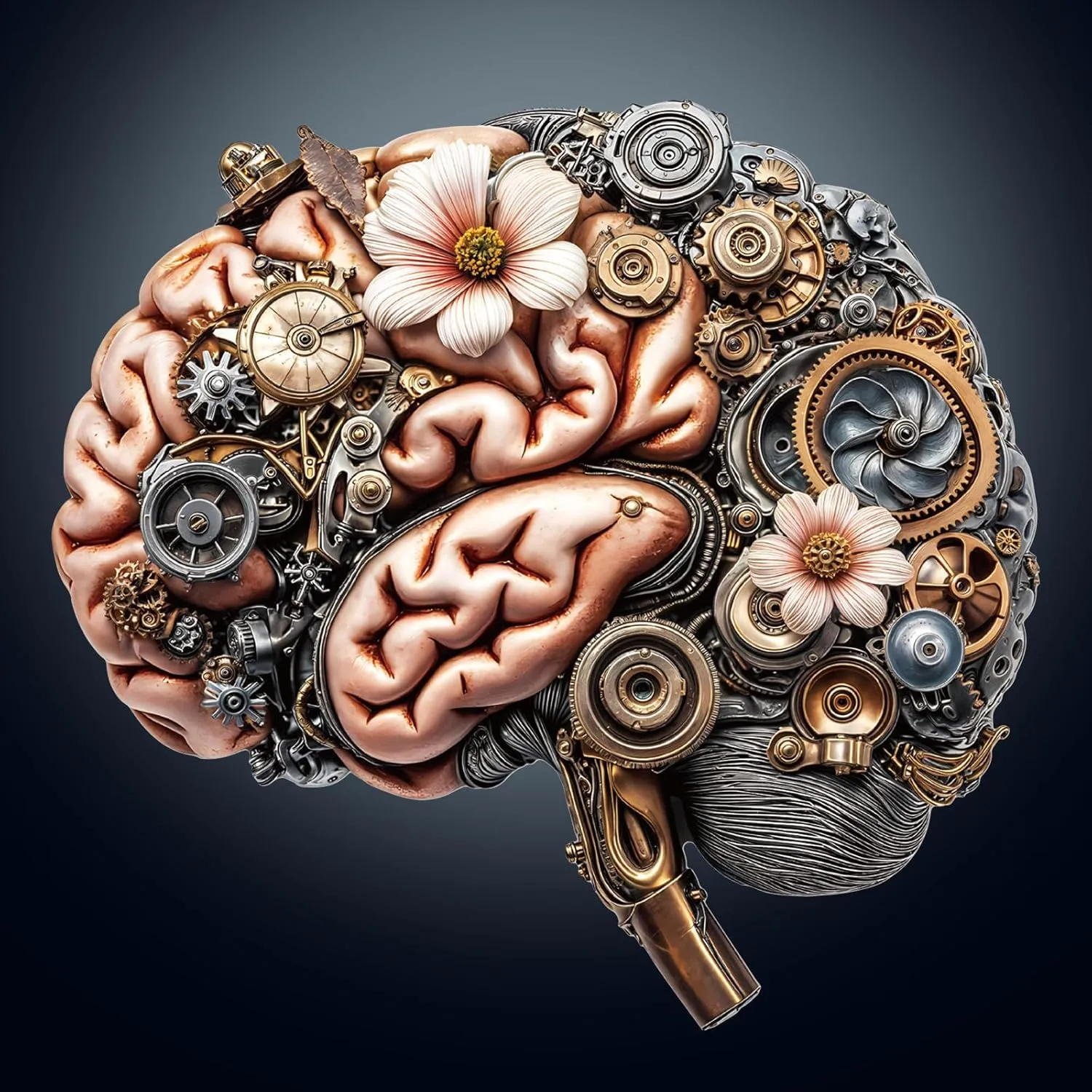 for Adults$ Mechanical Brainstem Wooden Jigsaw Puzzles$ Flat Puzzle with 3D Visual Effect$ Brain Wood Puzzles Adult$ Unique Shape Wall Art mutoscope Canvas Puzzle (S-8.5 * 8.5in-95Pcs) Wooden Puzzles 