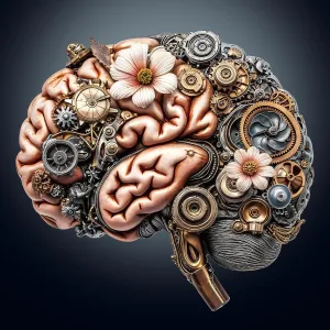 for Adults$ Mechanical Brainstem Wooden Jigsaw Puzzles$ Flat Puzzle with 3D Visual Effect$ Brain Wood Puzzles Adult$ Unique Shape Wall Art mutoscope Canvas Puzzle (S-8.5 * 8.5in-95Pcs) Wooden Puzzles 