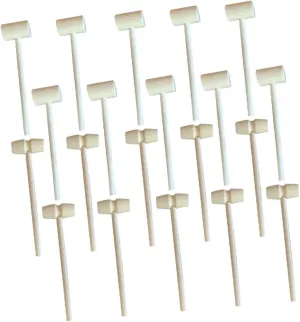 for Boys and Girls 20pcs Mini Wooden Hammer Toy for day modem wood Boy Girl Safe and Lightweight Mallets for Hands Learning Improve Coordination and Motor Skills 