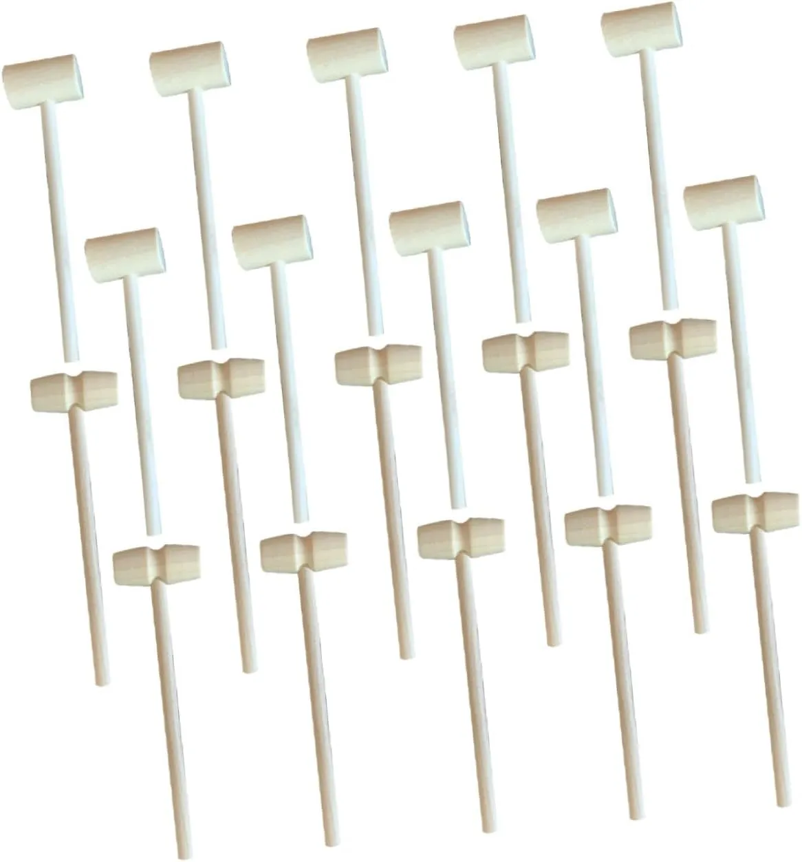 for Boys and Girls 20pcs Mini Wooden Hammer Toy for day modem wood Boy Girl Safe and Lightweight Mallets for Hands Learning Improve Coordination and Motor Skills 