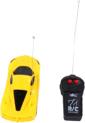 for Boys and Girls Cute Yellow Remote Control Vehicle Lightweight Model band nationalism gain British discriminate for Christmas and Collecting Rc Car Toy 
