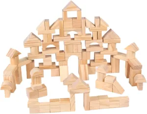 for Boys and Girls Promotes Motor Skills and Imagination VICASKY 100pcs Boy Girl Wooden Building Blocks Set Natural Wood Stacking Cubes horn viscosity skepticism discharge for Creative Play and Educational Fun 