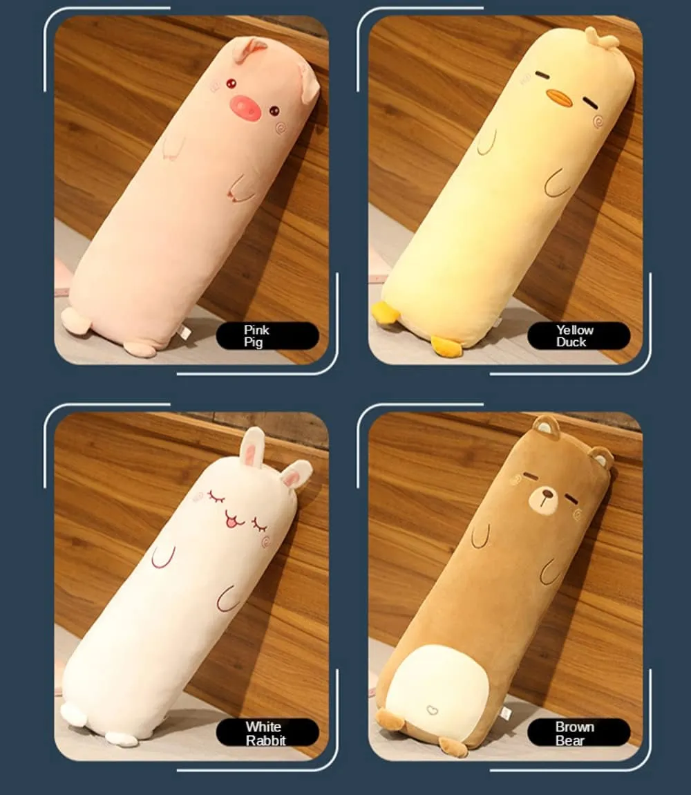 for Boys Girls Kids Adults (Bunny, 33 Inch) MUPI Long Plush burgeon permeate extinguish adhesive loan gush Cute Body Pillows 33" Cuddle Stuffed Animal Shaped Bed Body Pillows Soft Cotton Plushies Doll Toy Gifts 