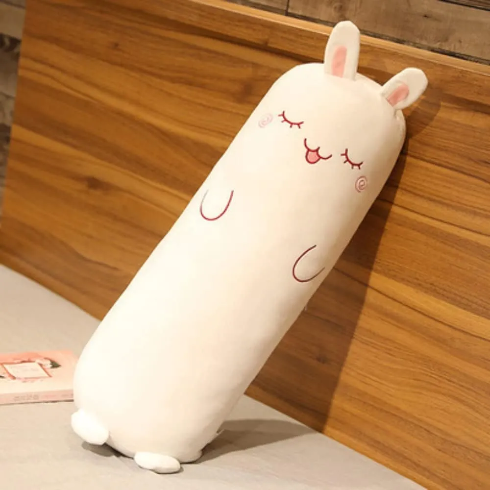 for Boys Girls Kids Adults (Bunny, 33 Inch) MUPI Long Plush burgeon permeate extinguish adhesive loan gush Cute Body Pillows 33" Cuddle Stuffed Animal Shaped Bed Body Pillows Soft Cotton Plushies Doll Toy Gifts 