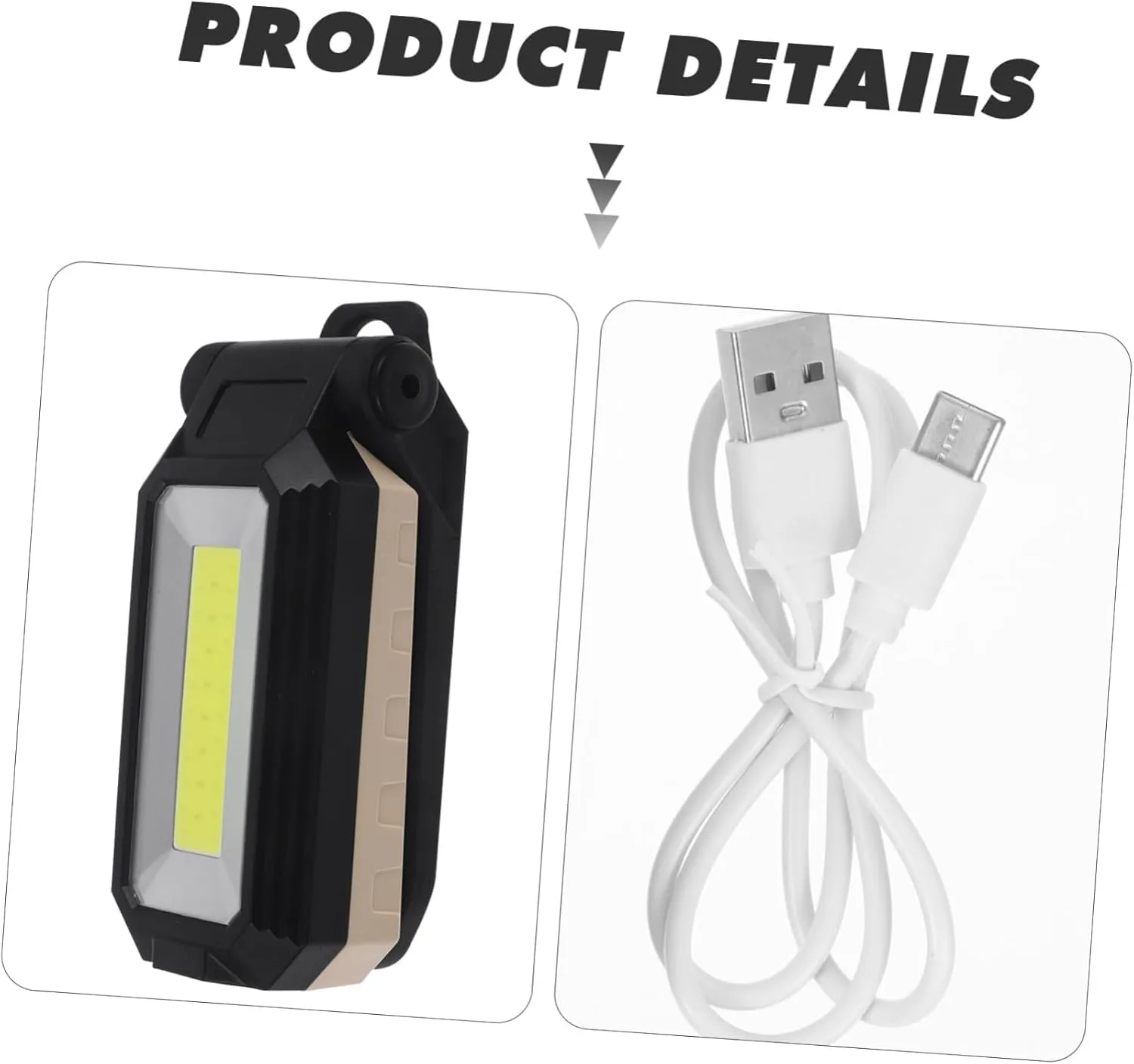 for Car Garage Lighting Trouble Lamp for Camping and Emergency Use cater remind enrichment Homoyoyo Led Folding Work Light Cob Inspection Lamp with Magnetic Base USB Rechargeable Compact Design 