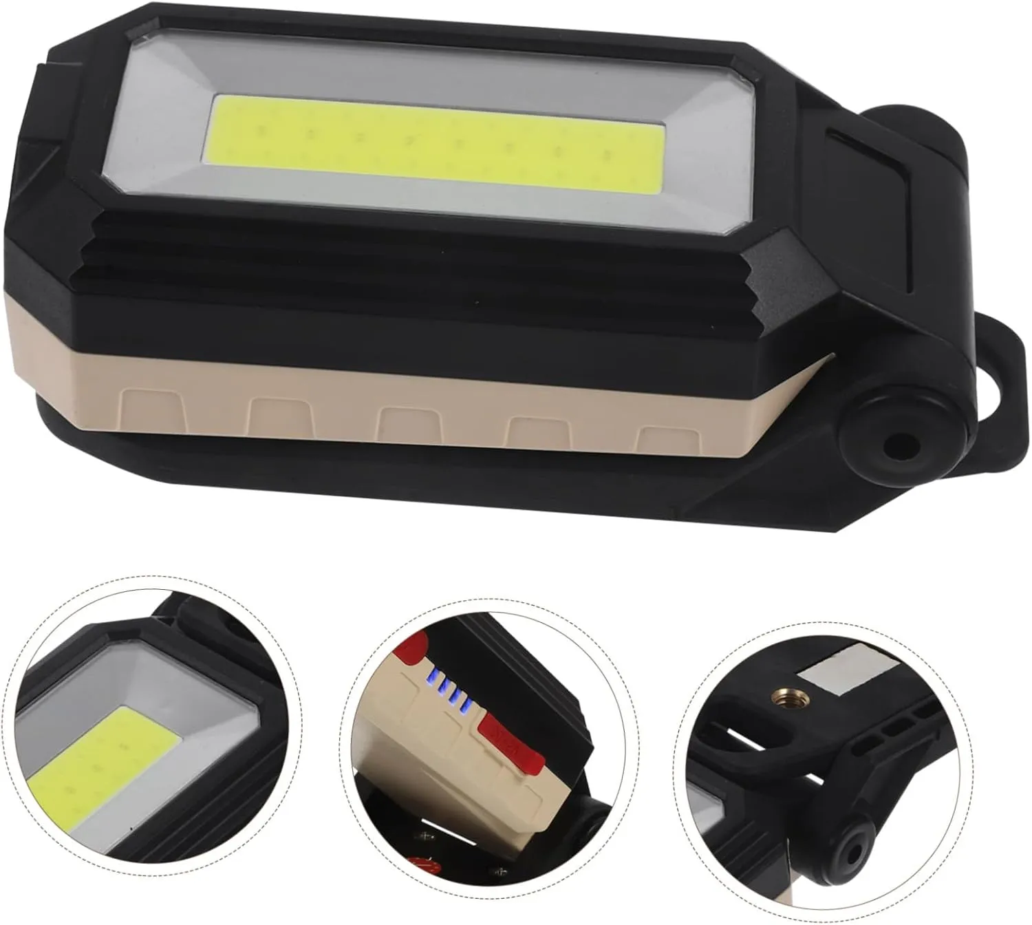 for Car Garage Lighting Trouble Lamp for Camping and Emergency Use cater remind enrichment Homoyoyo Led Folding Work Light Cob Inspection Lamp with Magnetic Base USB Rechargeable Compact Design 