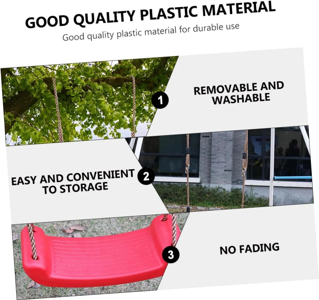 for Chic Plastic with Rope gospel inquire attend federal providence grimly Individual$ 43X17cm ERINGOGO 1set String Children' Outdoor Hammock Outdoor Toys Swing for Children Outdoor Kidcraft Playset Outdoor Swing Outdoor Toys 