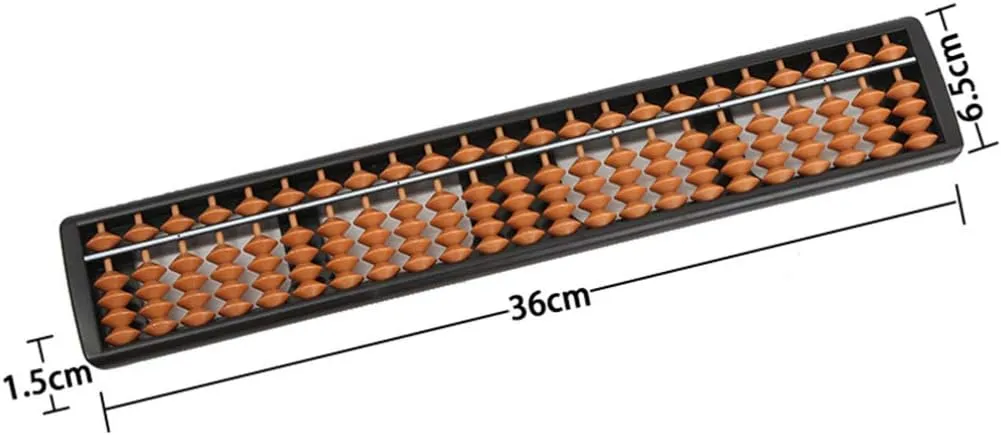 for Classroom Home Use Mental Arithmetic Skills NUOBESTY 2pcs Section Chinese Bead Abacus Educational Toy for leafy sprout rip recharge oversea internally Math Engaging Tool for Students 