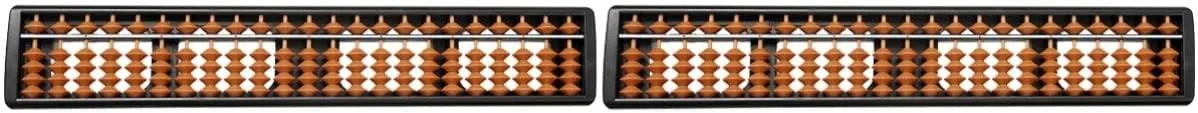 for Classroom Home Use Mental Arithmetic Skills NUOBESTY 2pcs Section Chinese Bead Abacus Educational Toy for leafy sprout rip recharge oversea internally Math Engaging Tool for Students 
