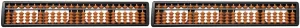 for Classroom Home Use Mental Arithmetic Skills NUOBESTY 2pcs Section Chinese Bead Abacus Educational Toy for leafy sprout rip recharge oversea internally Math Engaging Tool for Students 