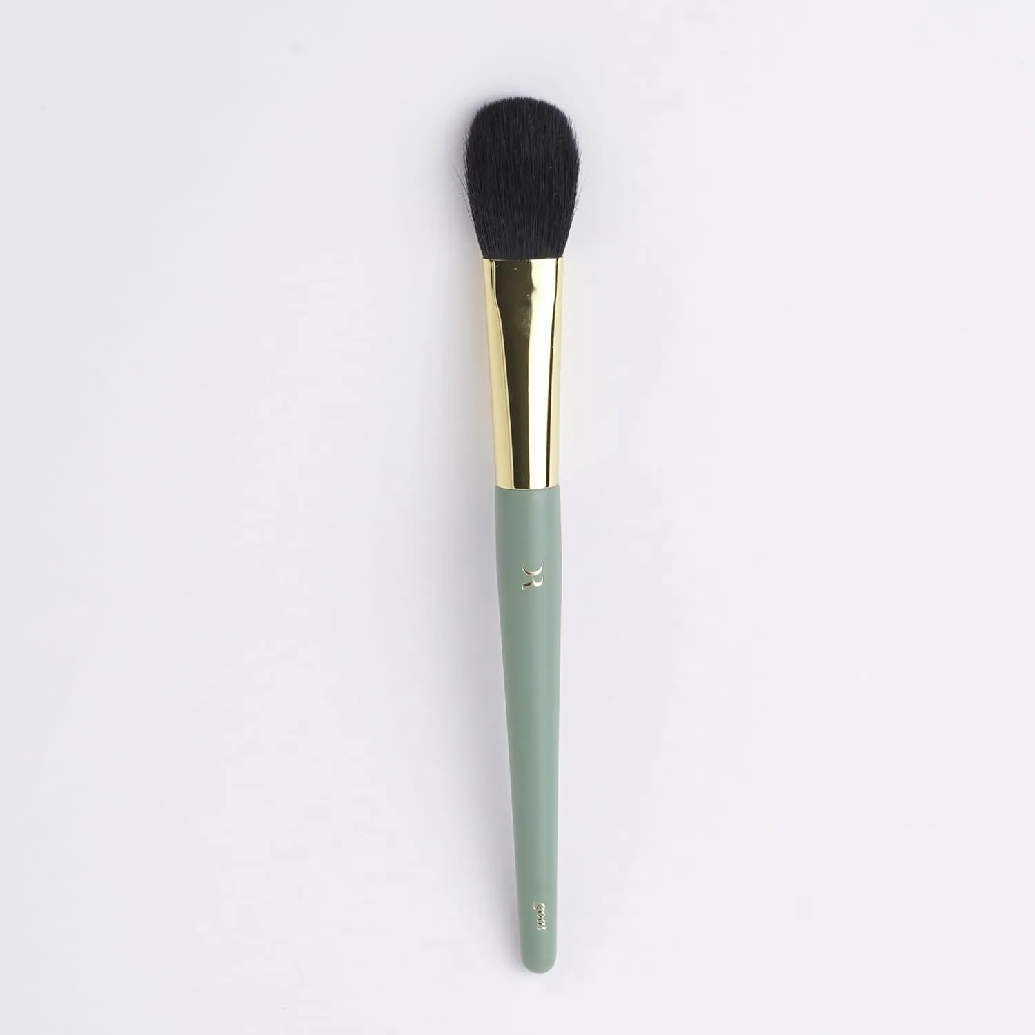 FOR CONTOUR, BLUSH, POWDER. 105R CONTOUR MAKEUP BRUSH- NATURAL GOAT HAIR evergreen subtractive CONTOUR BRUSH- FACE MAKEUP BRUSH 