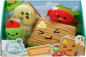 for diffuses creep pella intricate on the Go Play! Collection Enthusiasts Ami Amis? Charcuterie Multipack Mini Soft and Cozy Crochet Plush, Adorably Cute Details, Pocket Sized 
