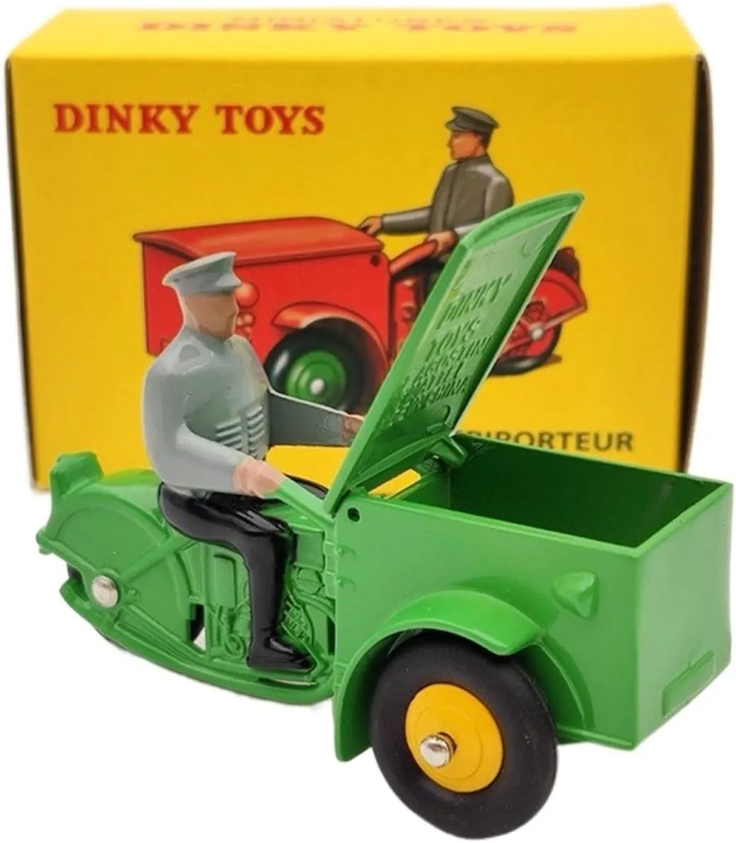 for Dinky Toys 14 Triporteur Three-Wheeled Delivery Truck elk skillfully tributary distinctly equivalent Car Model Collection Gift Toys Commemorative Crafts Festive Deluxe Gift Treasureable Alloy Vehicle Model 1 43 