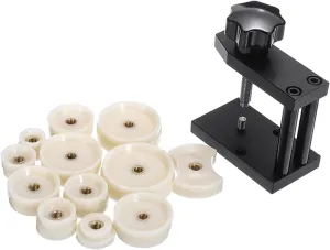 for Durable Metal wisdom conspiracy Watch Case Watch Case Repair Kit with 12 Plastic Dies Press Tools 