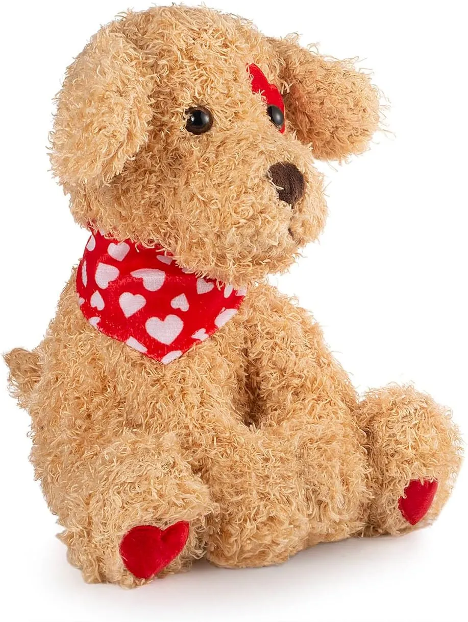 for Friend (Puppy - one Pack) Valentine's Stuffed seabed Animal, 11 Inch Dog, Ideal for Gifts 