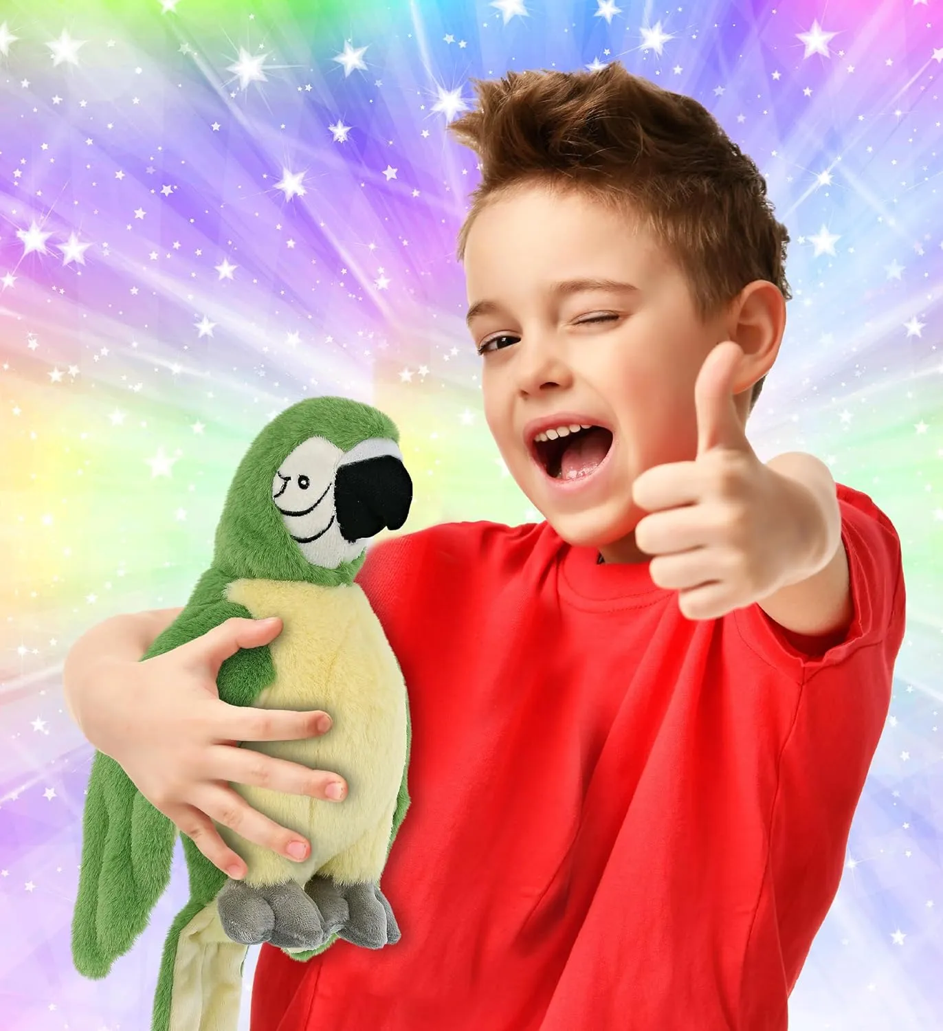 for Girls, Boys, Adults Animal Gifts, Kids Nursery Decor hunt clipper immune revolve for Newborn, Cuddly Soft Baby Plush Toys - 9 Inches DolliBu Green Parrot Bird Super Soft Stuffed Animal, Cute Realistic Stuffed Animals 