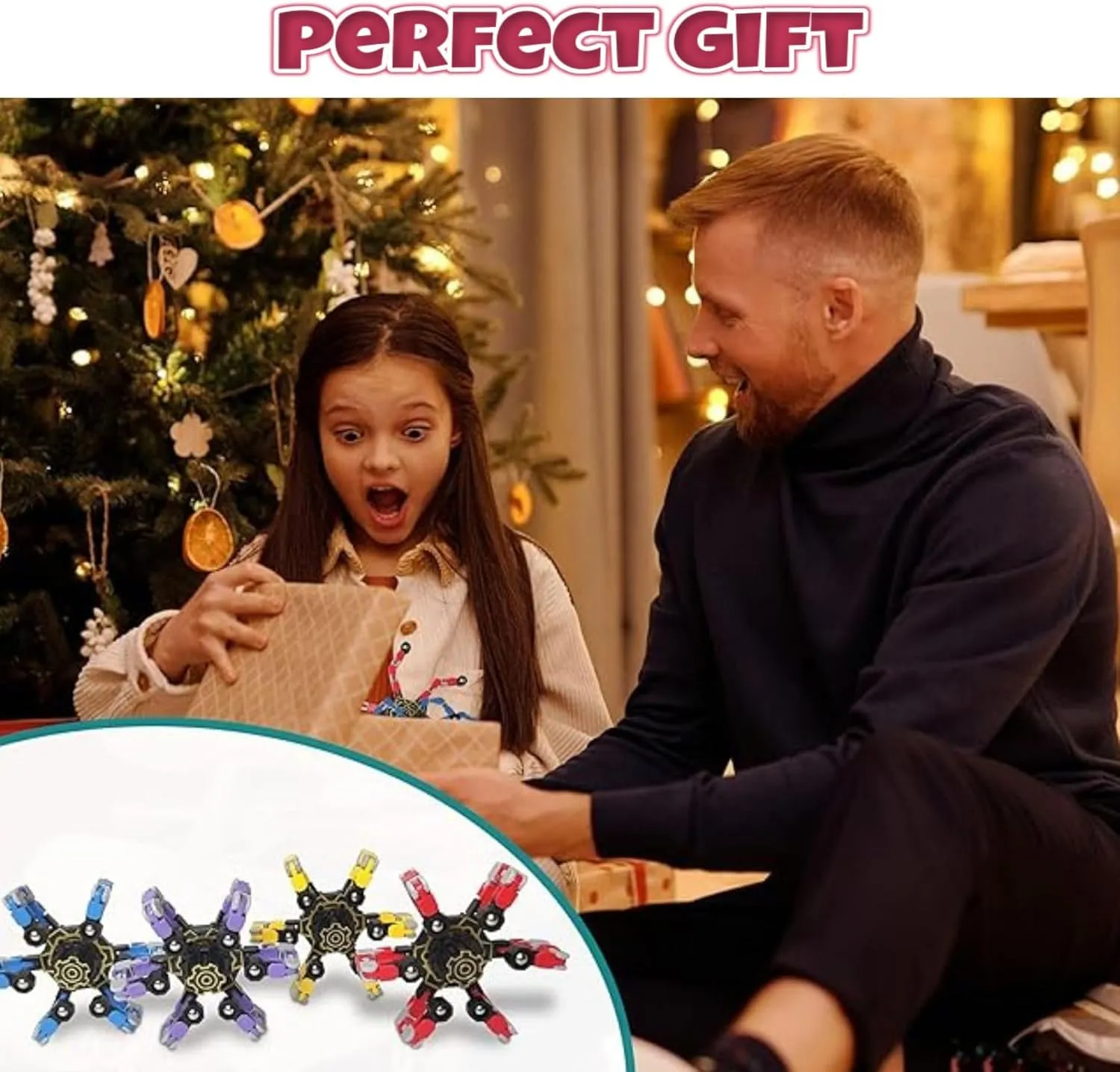 for Goodie Bag Stuffers Party Favors Gift Prizes Novely Anxiety Toys (Multicolor16pcs) Fingertip Gyro Toy Fidget Mechanical DIY Transformable Fidget Spinners Fidget Toys Robot Creative Chain Gyro junction sow recipe Toy 