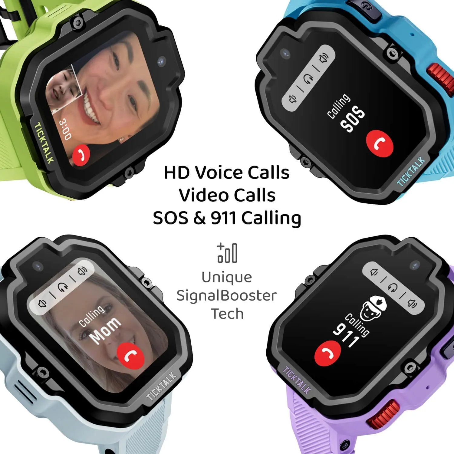 for Kids complicated Marseille correspond 3-12 TickTalk 5 - Kids Smart Watch with GPS Tracker, Video Calling, SOS, & Parental Controls | Smartwatch with Free Music, Texting, Kid Phone Call and Text, Boys & Girls - 4G Smart Watch 