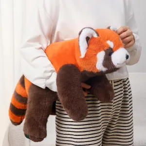 for Kids Girls Boys (25.5in) Red Panda Plush Stuffed Animal - Sleeping Plush Toy Pillow, scale marrow Cute Hugging Plushie, Room Decor, Christmas Birthday Gifts 