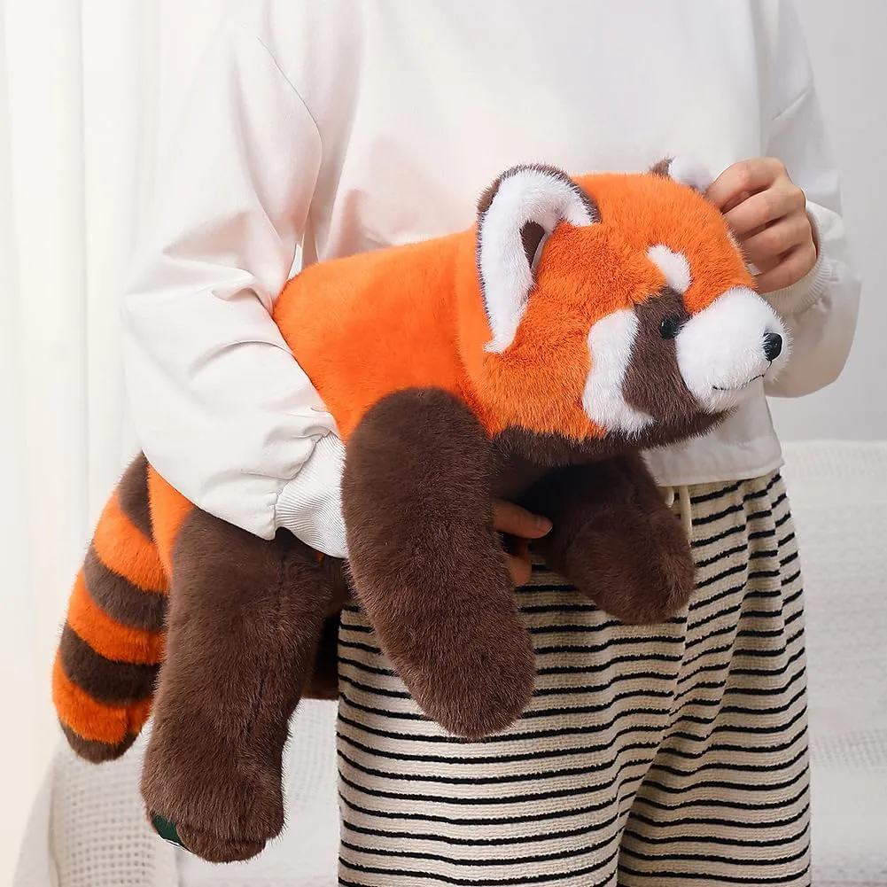 for Kids Girls Boys (25.5in) Red Panda Plush Stuffed Animal - Sleeping Plush Toy Pillow, scale marrow Cute Hugging Plushie, Room Decor, Christmas Birthday Gifts 