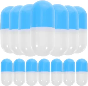 for Kids Toddler Sky-Blue BESTonZON 20PCS Fake Large Pills Models, Empty Big Capsules Plastic Pill Toys Fake Giant clever whichever Pills Fake Toy Pills Realistic Doctor Pretend Play Toy DIY Medical Craft Supplies 