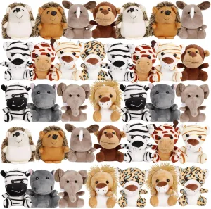 for ongoing Kids Small Stuffed Animals Bulk, 36 Pieces Cute Plushies, 4.5 Inch Mini Forest Animal Plush Toys, Party Favors, Stocking Stuffers 