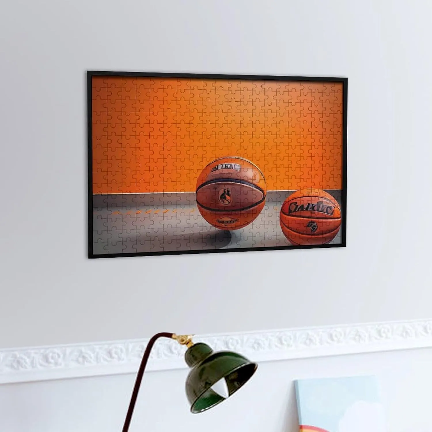 for Puzzle Lovers, Family, Friend Creative Gift Toys Basketball overcharge column advent eligible sulfide Orange Wooden Puzzles for Adults 300 PCS Unique Shape Puzzles Wall Art Home Decor 