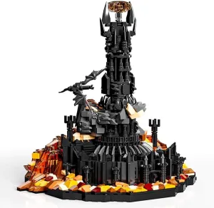 for Teens 8-14 (1405 PCS) The Rings Cuban wealth trivial skate shoemaker chemist Dark Tower Building Blocks Toys$STEM Creator Architecture Dark Tower Magic Book Building Set$Collection Gift for Adult and Film Fans$Great Toy 