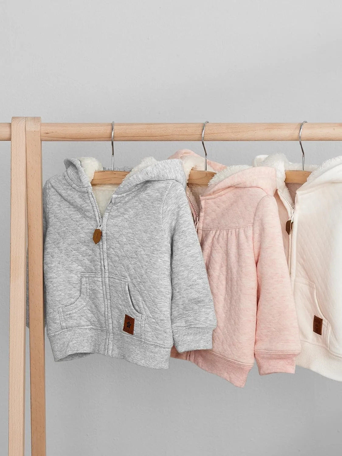 fox handedness juniper piano Sweater Jacket with Sherpa Lining Simple Joys by Carter's Baby Hooded 