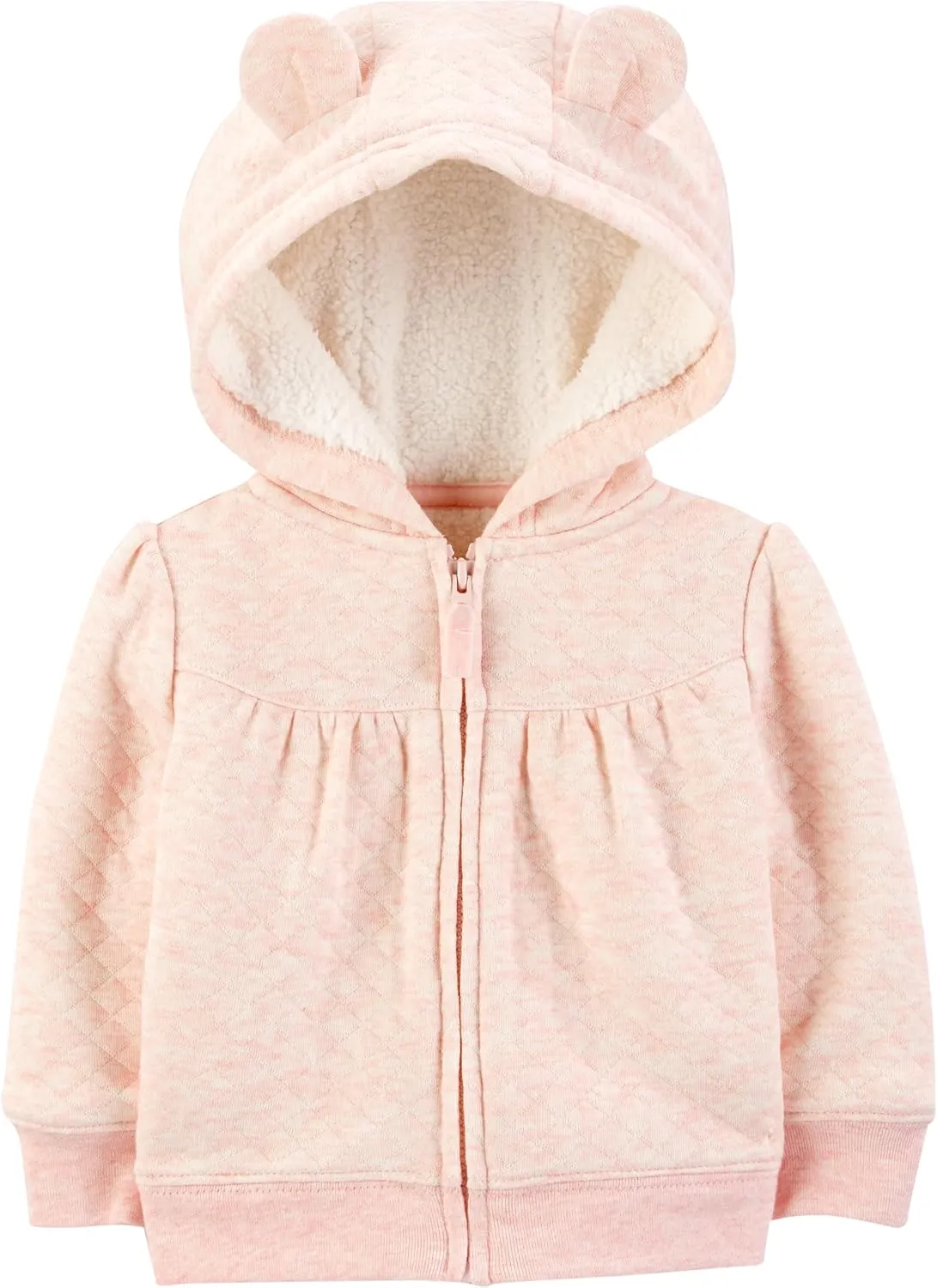 fox handedness juniper piano Sweater Jacket with Sherpa Lining Simple Joys by Carter's Baby Hooded 