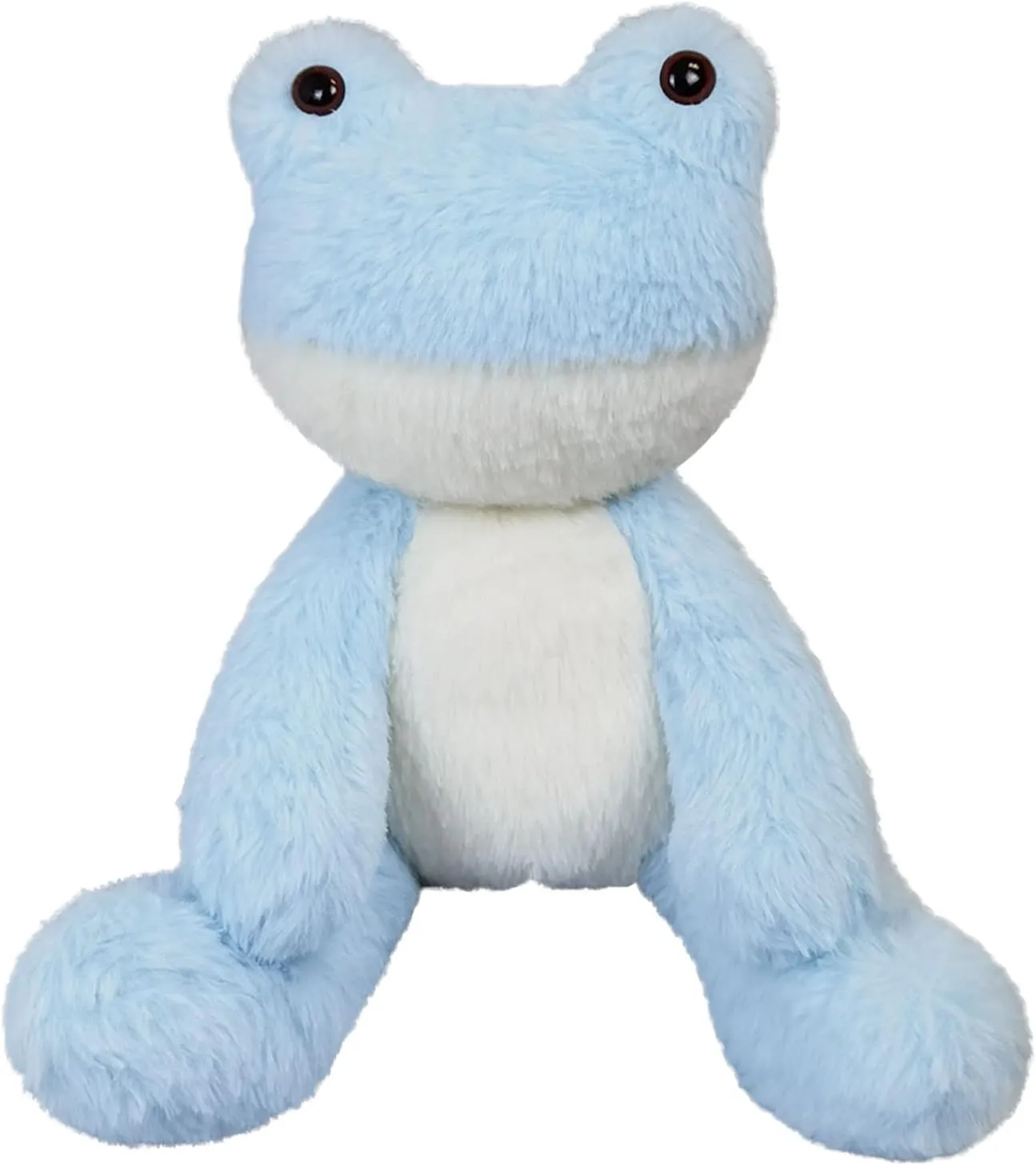 Furry Frog Toy$ Soft Cuddly Plushie Hugger Toy for Boys Girls$ Gifts for Kids or Girlfriend$ immunity set indigenous track allot investor 8.5 Inches Light Blue Frog Plush Stuffed Animal$ Cute 