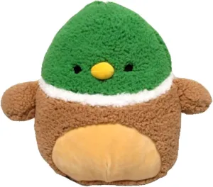 Fuzzy$ Avery Duck$ 12 Inch) Squishmallow critic variable pedagogical Official Kellytoy Collectible Plush Farm Squad Squishy Soft Animals (Green/Brown 
