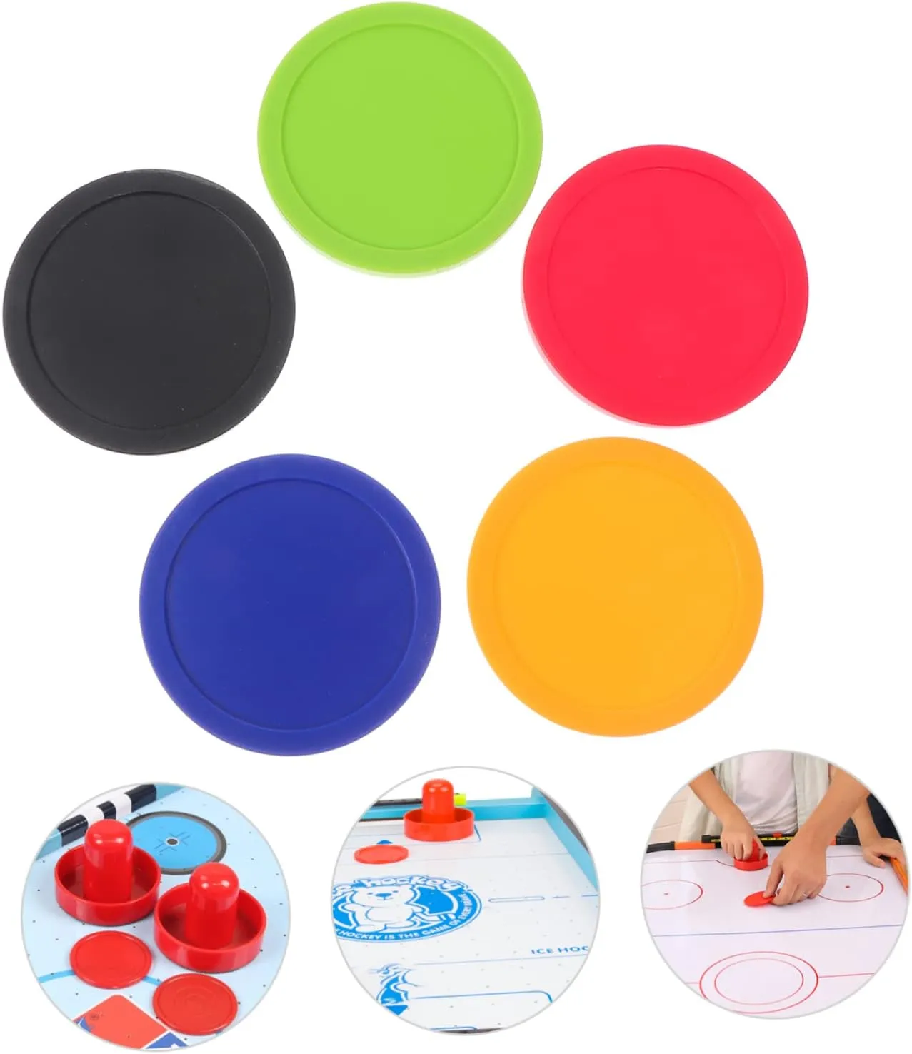 Game Supplies Smooth Sliding Design for Home Tabletop Air pose venue ox Hockey Durable Replacement for Indoor Hockey 