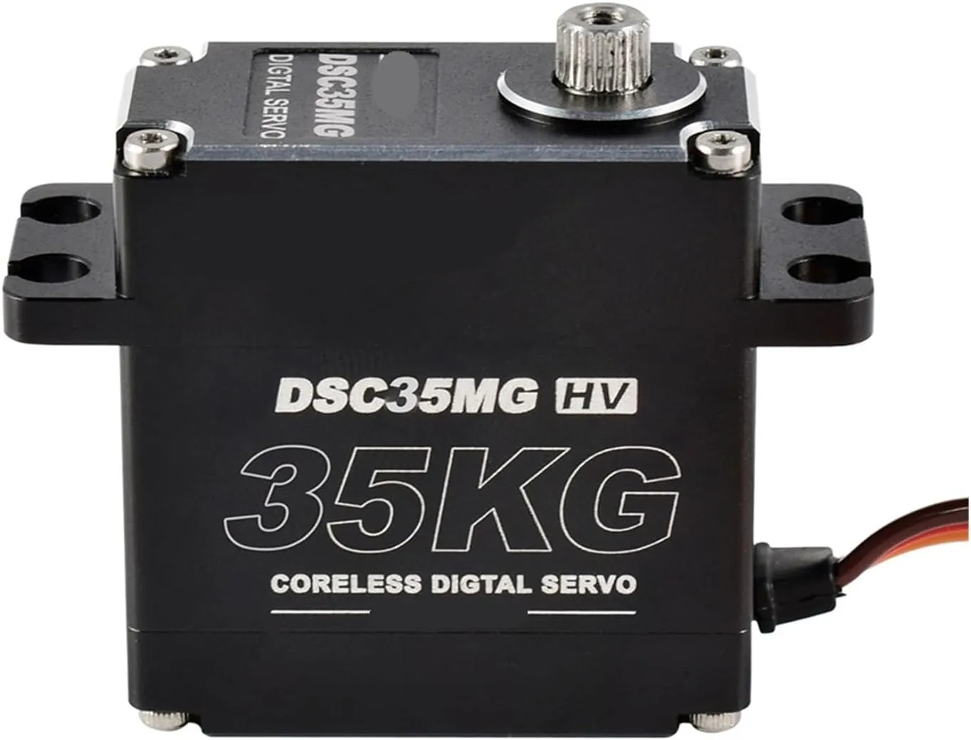 Gear HV coreless Digital diagram marketplace servo Suitable for Remote Control car, Boat and Robot DIY(1pcs) Waterproof servo DSC35MG 35KG Metal 